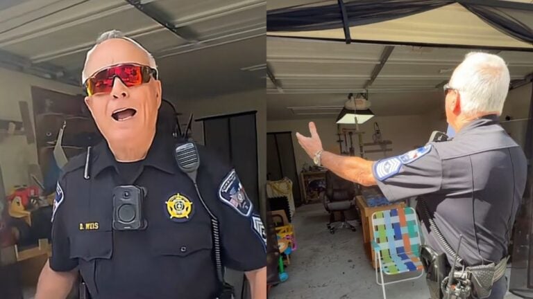 Texas Cop Accused of Trespassing Into Couple’s Garage Says It’s ‘Open to the Public’: ‘He’s Illegally Entering Your Home’ Texas Cop Accused of Trespassing Into Couple’s Garage Says It’s ‘Open to the Public’