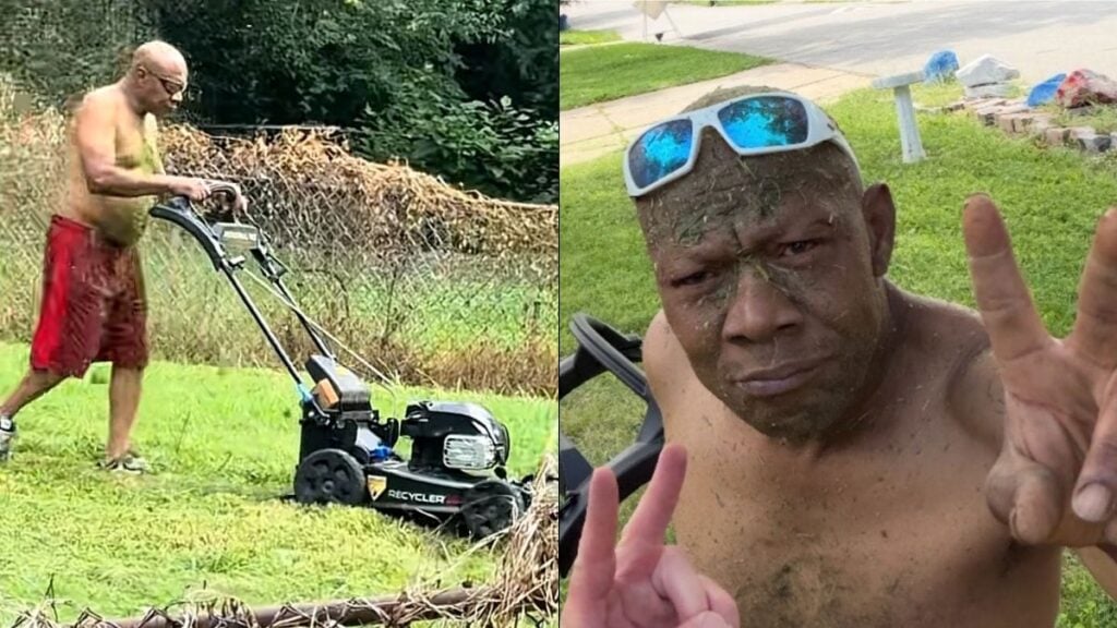 Missouri Man Mows Lawn and Ends Up Wearing Recently Cut Grass: ‘One Rock and It’s Over’ Missouri Man Mows Lawn and Ends Up Wearing Recently Cut Grass