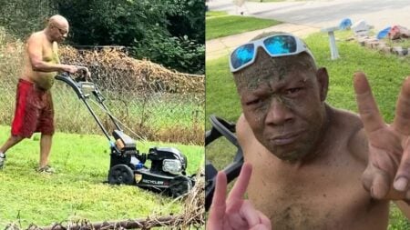 Missouri Man Mows Lawn and Ends Up Wearing Recently Cut Grass: ‘One Rock and It’s Over’ Missouri Man Mows Lawn and Ends Up Wearing Recently Cut Grass