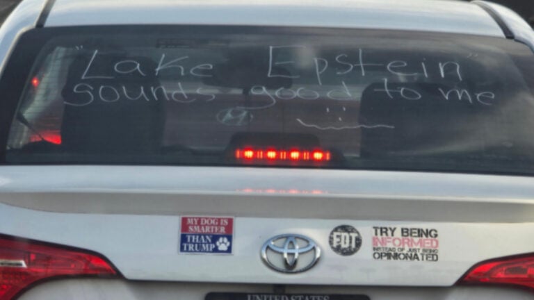 Anti-Trump Car Spotted in Arizona