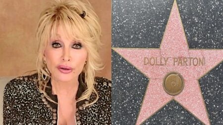 Outrage After Dolly Parton’s Hollywood Walk of Fame Star Is Vandalized in California Days After Her Death: ‘MAGA Without a Doubt’ A picture of Dolly Parton and her star in California.