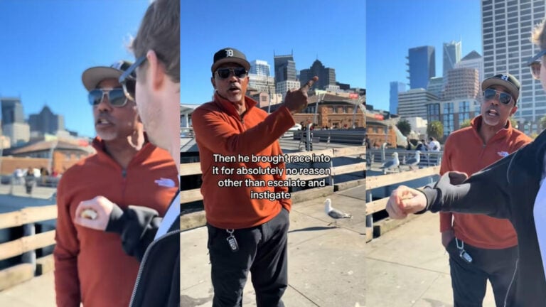 California Woman Bird Feeding Veteran Confrontation