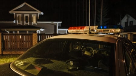 Judge Upholds $6.6 Million Verdict After LAPD Welfare Check Ends in Forced Psychiatric Hold of a Veteran Police car outside a house at night