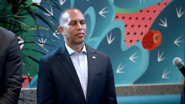 House Minority Leader Hakeem Jeffries of New York is drawing backlash after a C-SPAN2 clip showed him saying he can support “no part” of the SAVE America Act. Viewers are now asking what that refusal means.