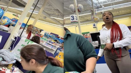 Texas Woman Calls Out ‘Racist’ Customer at Dollar Tree After She Berates Bilingual Worker: ‘America Has No Official Language’ Texas Woman Calls Out ‘Racist’ Customer at Dollar Tree After She Berates Bilingual Worker