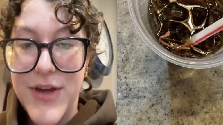 Virginia McDonald’s Gaslights Woman into Thinking Sludge Worm in Her Soda is Normal: ‘I Was Trying to Quit Drinking Soda and That Did It’ Virginia McDonald’s Gaslights Woman into Thinking Sludge Worm in Her Soda is Normal