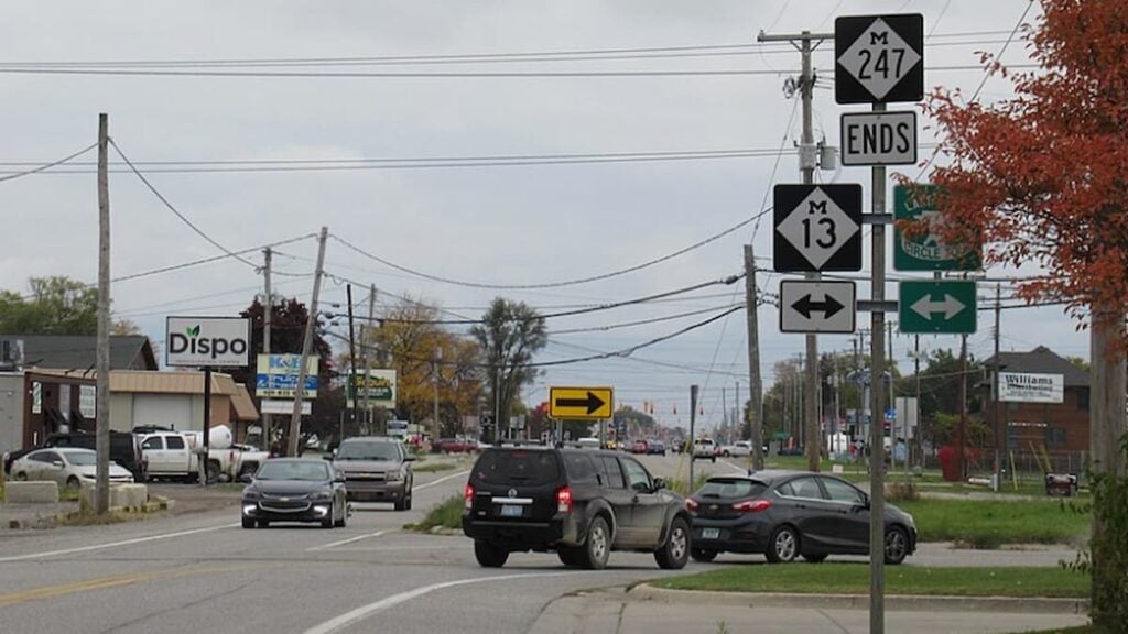 ‘It’s Going to Kill Me’: Michigan Drivers Fear Financial Hit as State Moves Forward With Pay-Per-Mile Road Pilot Michigan highway with cars