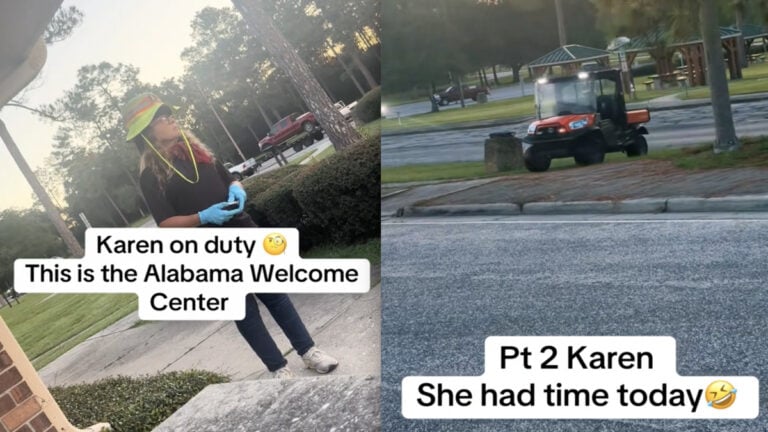 Woman Claims ‘Karen on Duty’ Harasses and Follows Her at Alabama Welcome Center