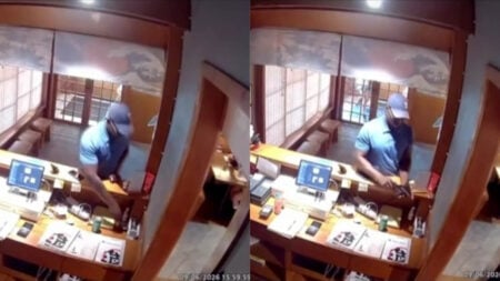 ‘Some People Are Just Horrible’: Man Caught on Camera Allegedly Raiding Wallet at Georgia Restaurant Man Raids Wallet Georgia Japanese Restaurant