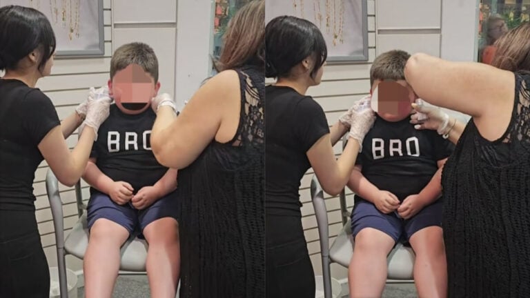 ‘Why Would You Do That to a Little Boy?’: Ohio Mom Divides the Internet After Letting 5-Year-Old Son Get His Ears Pierced Ohio Mom Child Ear Piercing