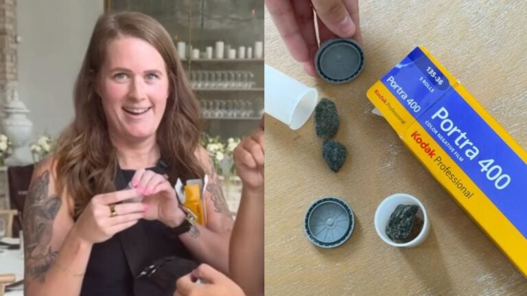 North Carolina Wedding Photographer Finds Her Amazon-Bought Film Is Filled With Rocks