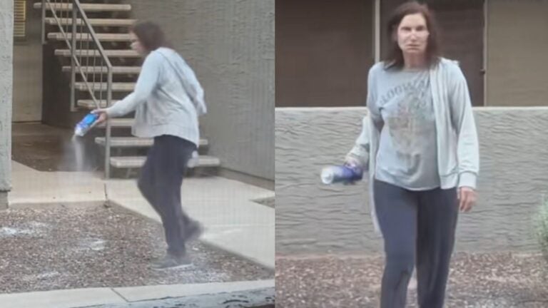 Arizona Woman Caught Sprinkling Mysterious Substance Around Popular Dog-Walking Spot: ‘She Has Already Been Reported’ Arizona Woman Accused of Sprinkling Chemicals Inside Apartment Complex Targeting Dogs