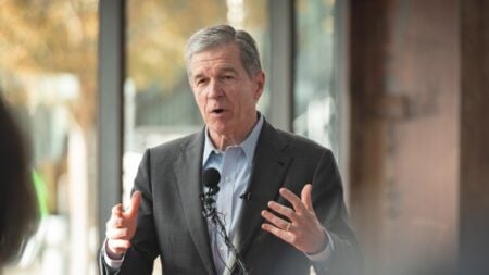 North Carolina Democrat Roy Cooper appears in a CNN clip addressing inmate releases and death-row commutations. An RNC post saying he should have freed “more” people has sparked debate over what he actually said.