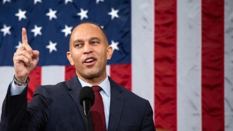 House Minority Leader Hakeem Jeffries of New York told ABC’s “This Week” Democrats have not ruled impeachment of President Trump in or out if they retake Congress. A clip of the hedge is circulating after he said they must “follow the facts.”