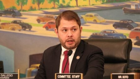 Sen. Ruben Gallego posted a CNN clip calling Trump’s planned arch near Arlington an “ugly monstrosity.” Replies quickly turned to Arizona, and to whether the project honors the country or the president.