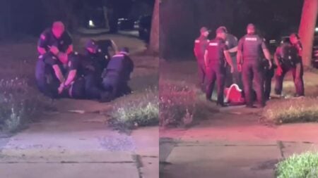 A picture of Indiana cops.