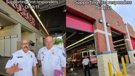 Florida Man Brings Flowers and Food to Firefighters for 9/11 Remembrance, They Shut Doors in His Face: ‘That Was Incredibly Rude’ A picture taken by Florida man.