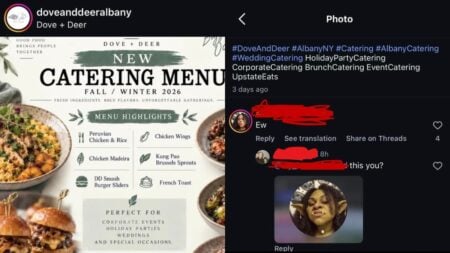 New York Restaurant Owner Allegedly Edits Woman’s Picture to Look Like Shrek After She Complains About AI Menu: ‘Food Sucks’ A picture related to New York restaurant.