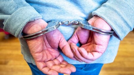New Jersey Residents Sound Off After GOP Chair Arrested Over Alleged Road Rage Incident: ‘Well I for One Am SHOCKED’ Person in handcuffs