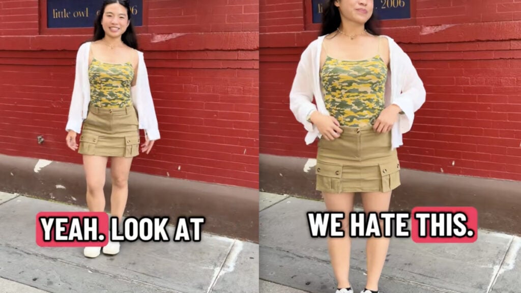New York Karen Berates Woman Trying to Enjoy Taking Photos of Herself Outside Building: ‘Why Don’t You Just Take Your Clothes Off?’ New York Karen Berates Woman Trying to Enjoy Taking Photos of Herself Outside Building