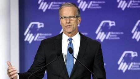 Senate Majority Leader John Thune of South Dakota posted after a 49-50 vote stalled the Clarity Act, saying Democrats must “take yes” on crypto rules. Replies quickly turned to the SAVE Act and his leadership.