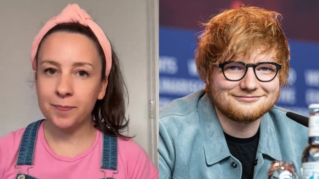 Ms. Rachel Says Ed Sheeran ‘Caved’ After Macklemore’s Tour Removal: ‘Embarrassing Day to Be Ed Sheeran’ A picture of California's Ms. Rachel and Ed Sheeran.