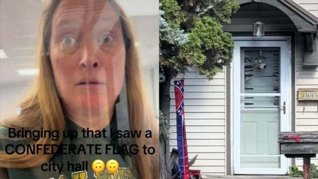 ‘Someone Needs to Get a Life’: Wisconsin Woman Outraged by Confederate Flag Outside Home Takes Complaint to City Hall Wisconsin Woman Confederate Flag Complaint