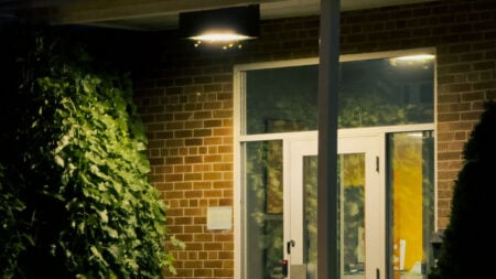 ‘It’s Your Fault People Are Staring at Your Body’: Florida ER Patient Says Security Guard Followed Her Outside at 3 AM Asking Very Personal Questions A night view of a lit building entrance