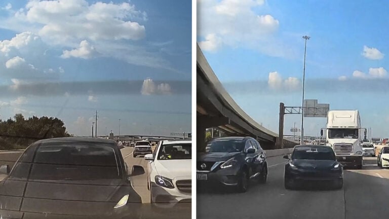 Watch: ‘Psychopath’ Texas Tesla Driver Nearly Hits Same Car Twice on Dallas Highway, ‘The New BMW Drivers’ Tesla Driver Nearly Hits Same Car Twice on Dallas Highway