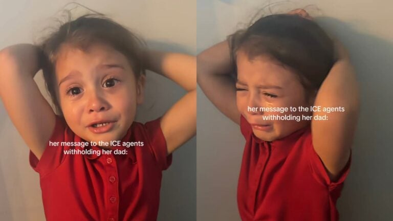 Missouri Girl Breaks Down in Tears as She Asks ICE Agents to Bring Back Her Detained Father: ‘America Is Horrible Right Now’ A picture of Missouri girl.