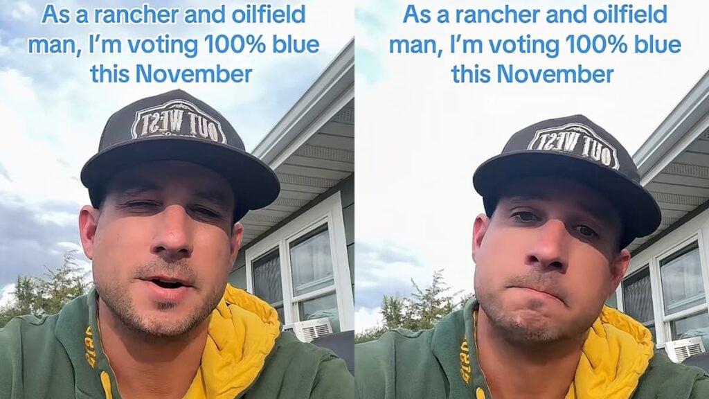 Republican North Dakota Rancher Says He’ll Vote Blue in November Over Trump’s Policies: ‘Same My Man’ A picture of North Dakota rancher.