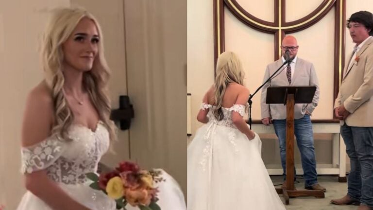Alabama Bride Walks Herself Down the Aisle After Her Father Is Kicked Out of Wedding
