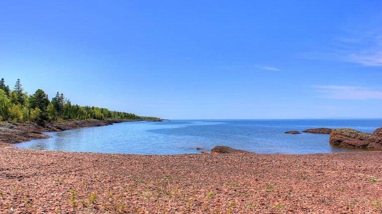 Lake Superior in Michigan's Upper Peninsula. Opponents of the proposed Copperwood Mine have raised concerns about its potential impact on the surrounding environment