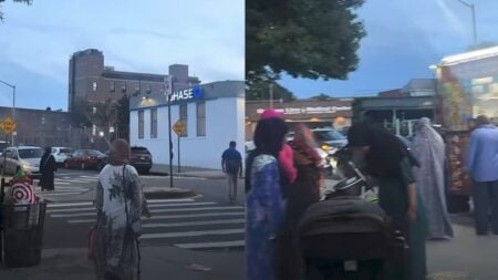 Islamophobic Outrage After Hijabi Women Walk Through New York With Call to Prayer Playing: ‘Make America Normal Again’ A picture of Muslim women in New York.