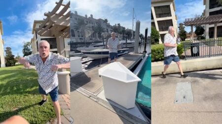 Elderly Florida Couple Goes After Two Boys Fishing, Grabs Their Rod and Throws Backpacks at Them: ‘We Can Guess Who They Voted For’ Elderly man and woman confront two teenage boys fishing at a Florida waterfront apartment complex dock during a heated altercation caught on video.