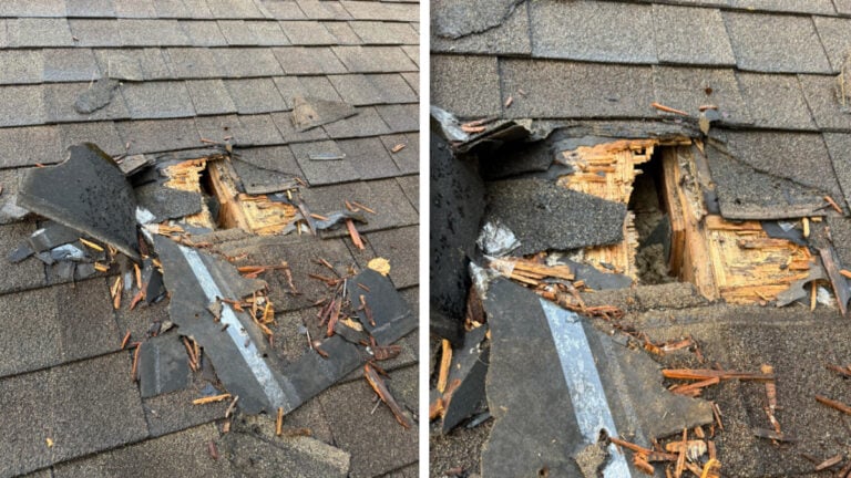 Shocked Indiana Woman Discovers Hole Torn Straight Through Her Roof: ‘Unauthorized Tenants in the Attic’ Shocked Indiana Homeowner Discovers Something Tore a Hole Through Their Roof