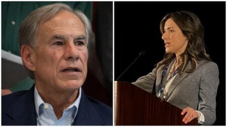 ‘I Hope We All Aren’t as Dumb as They Think We Are’: Texas Residents Challenge Greg Abbott’s Claim That Gina Hinojosa Voted 40 Times to Raise Property Taxes Greg Abbott and Gina Hinojosa