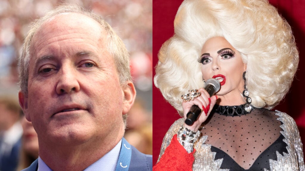 GOP Nominee Ken Paxton Dragged by Texas Drag Queen After Smearing Her Name in Talarico Attack: ‘MAGA Should Look in the Mirror’ texas ken paxton drag queen