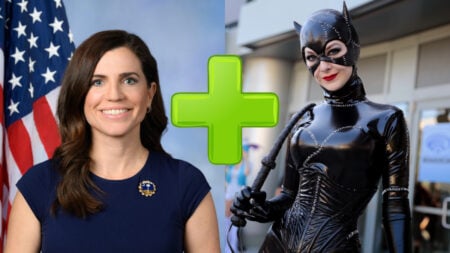 ‘JD Vance’s Favorite Leather Couch’: South Carolina Rep. Nancy Mace Torched Over Jaw-Dropping Catsuit on Political Podcast south carolina nancy mace catsuit