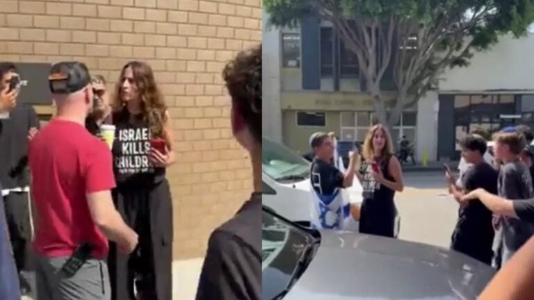 California High School Students Harass Woman for Wearing ‘Israel Kills Children’ Shirt: ‘Zionist Scum’ A picture of California high school students.