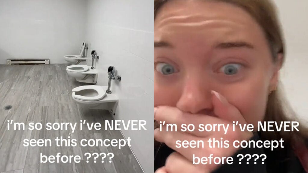 Florida Woman Shocked to Find TJ Maxx Toilets With No Stalls: ‘Assert Dominance by Taking the Middle Toilet’ Florida Woman Shocked to Find TJ Maxx Toilets With No Stalls: 'Assert Dominance by Taking the Middle Toilet'
