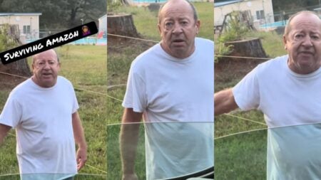 ‘He Ain’t Ever Getting Another Amazon Package Again’: Alabama Delivery Driver Accused of Trespassing on Private Property Man speaking through car window.