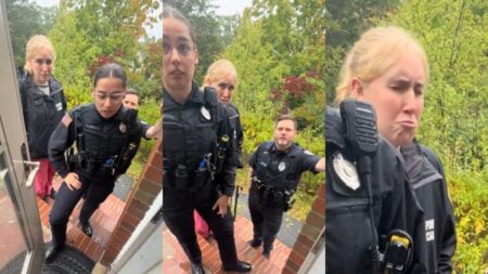 ‘Nobody’s Asking Why They Are Even Concerned About His Mom?’: Massachusetts Man Refuses to Answer Police Questions About His Mother Police stand outside of house.
