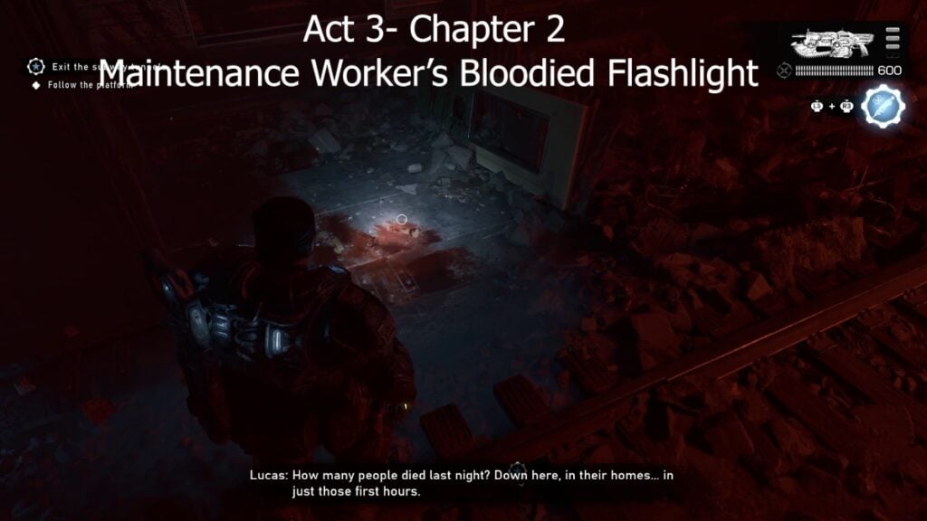 Bloodied Flashlight