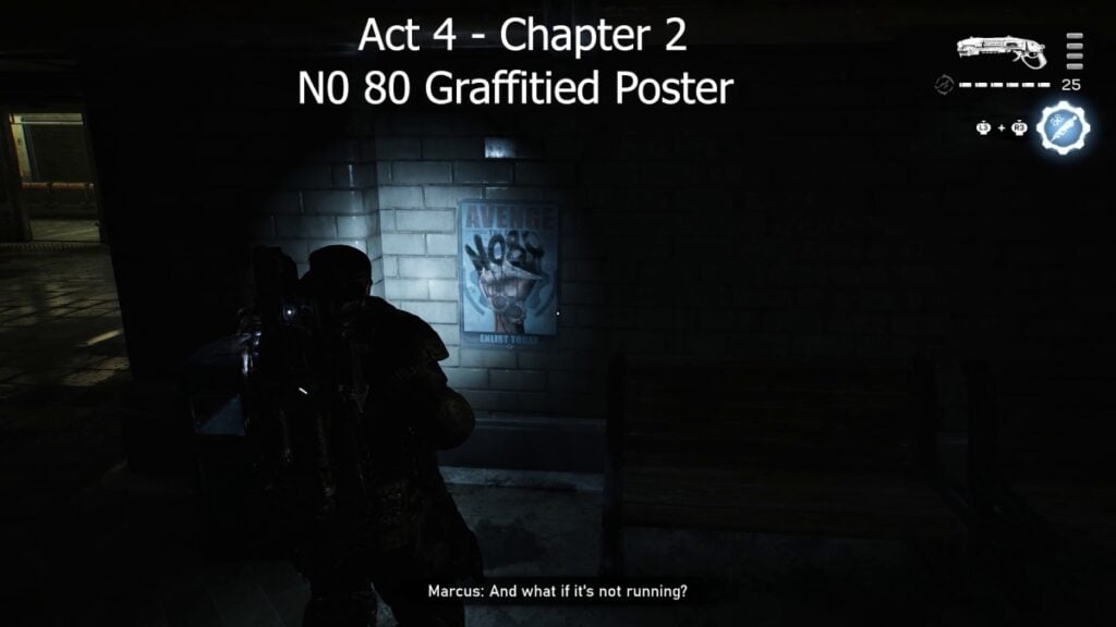 Graffitied Poster