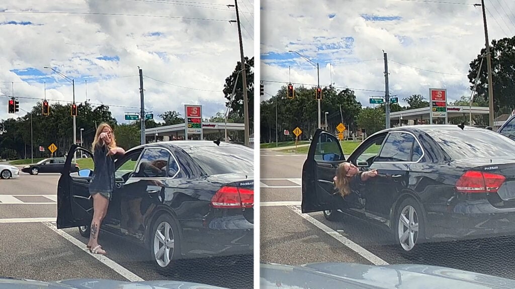 Tampa Woman Gets Out of Car, Gives ‘Math Lesson’ Before Twerking at Driver Behind Her: ‘Is That an Insult?’ Tampa Woman Gets Out of Car, Gives Math Lesson Before Twerking at Driver Behind Her