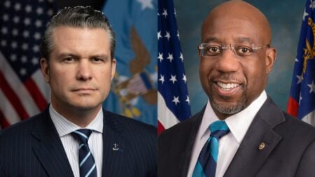 Georgia Sen. Warnock said Hegseth needs to study Isaiah before using it for war. Commenters answered by questioning Warnock’s own reading of scripture.