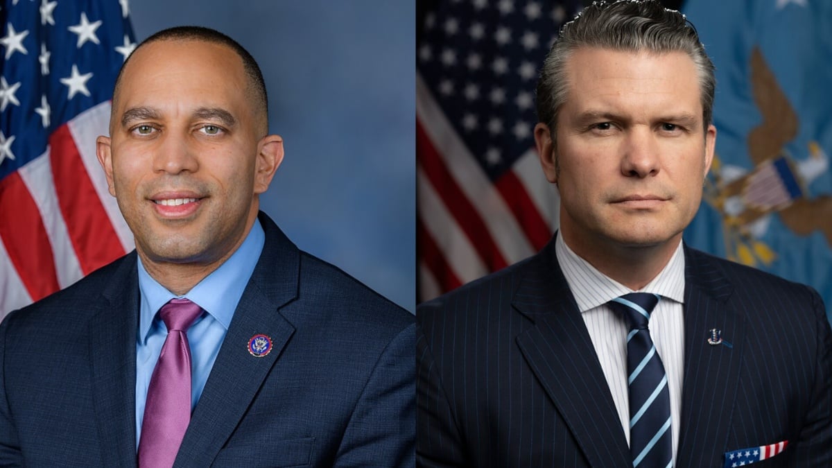 ‘Why Are You Still Around?’: House Minority Leader Hakeem Jeffries Faces Backlash After Calling Pete Hegseth a ‘Disaster’ Who ‘Wasn’t Qualified to Hold the Job’