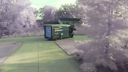 Texas Resident Catches Amazon Driver Hitting Mailbox, Then Driving Off: ‘You Can See Her Hesitate and Then Pretend It Didn’t Happen’ Amazon driver damaged mailbox with their truck