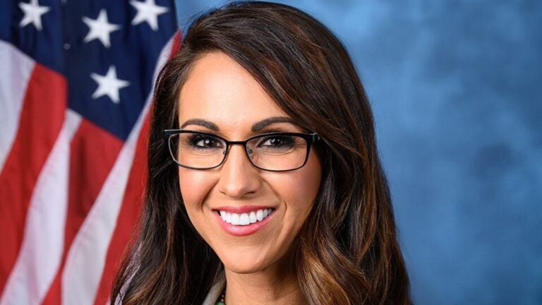 Rep. Lauren Boebert posted a Jim Jordan video asking supporters to chip in for Colorado farmers, ranchers, and water. Replies asked what the two have actually delivered.